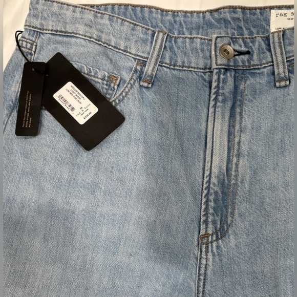 Rag & Bone Lori Mid-Rise Crop Jeans Light Wash BLUE Size 30 NWT Soft Cotton - Picture 10 of 14